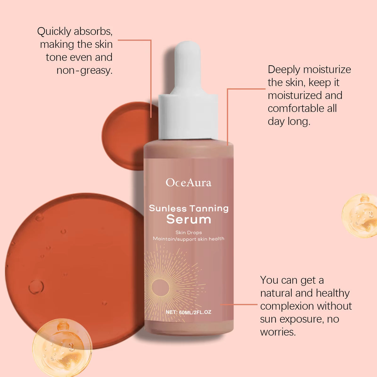 Sunless Natural Tanning Drops