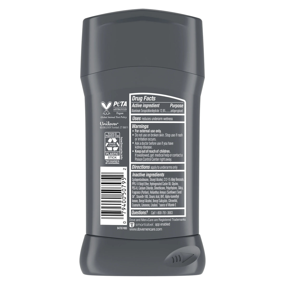 Antiperspirant Deodorant Stick for Men Midnight Classico, 2.7 Oz